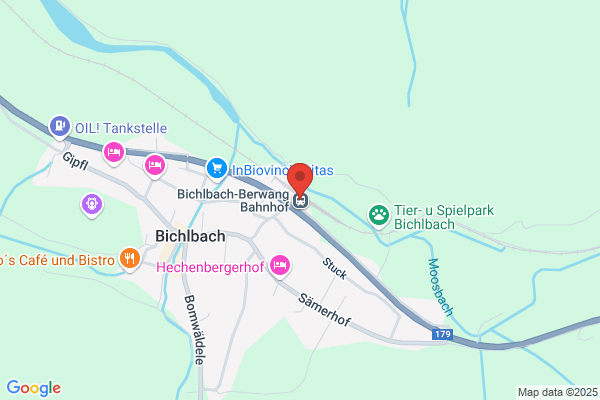 Oesterr. Bundesbahnen Bahnhof Bichlbach-Berwang