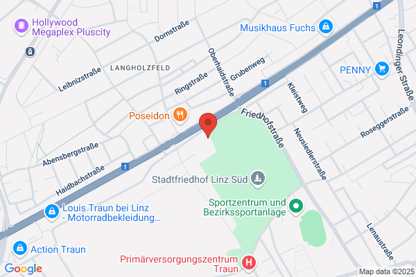 Grabstein Center am Waldfriedhof