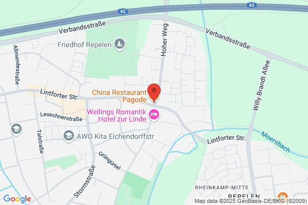 China- Restaurant Pagode und Shushi Bar