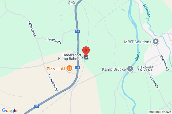Oesterreichische Bundesbahn AG -Bahnhof Hadersdorf am Kamp-
