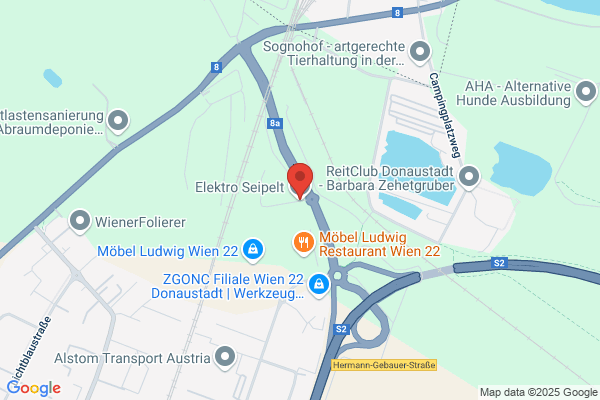 Metallkonstr. fuer Elektro- bau, Freileit.Bau und Elektro- installationen Seipelt Ges.mbH