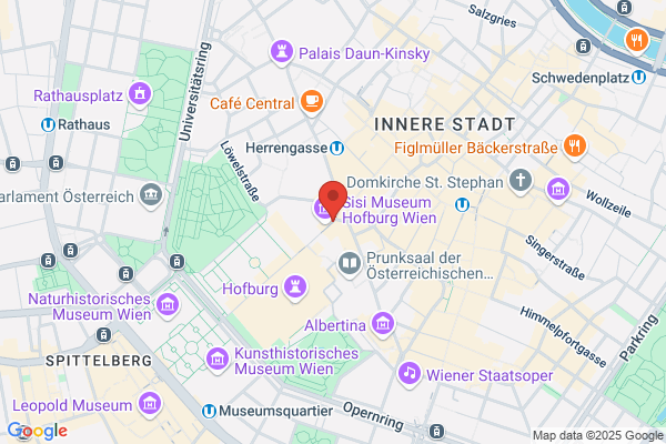 Buch und Suvenier Handlung in der Hofburg