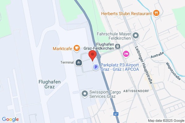 Parkplatz P0 Flughafen Graz - Graz | APCOA