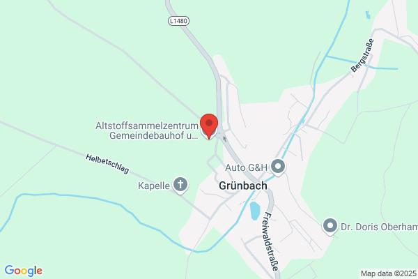 Bauschuttdeponie Gruenbach Gemeindeamt