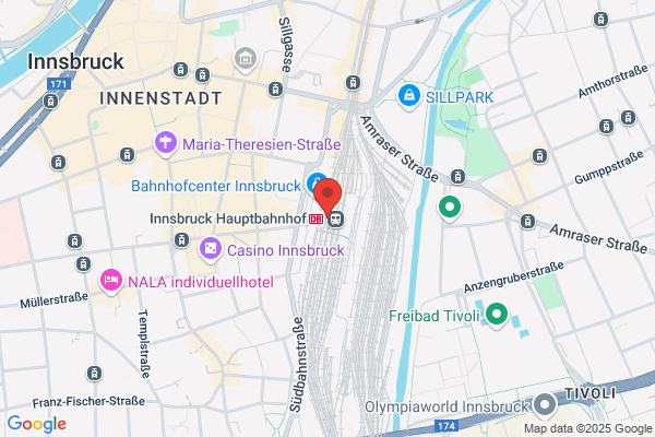 Gepaecksaufbewahrung Innsbruck Hauptbahnhof
