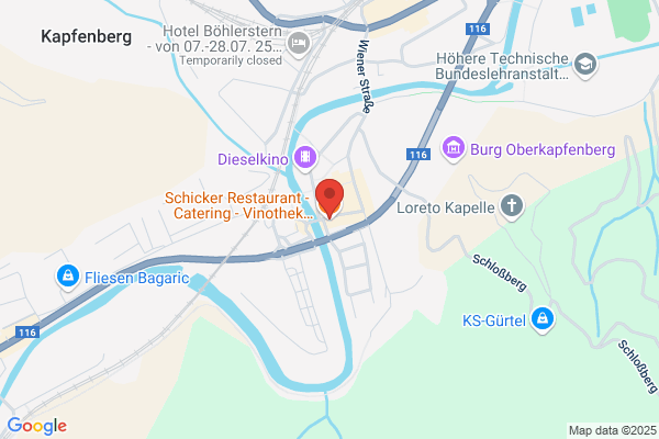 Schicker Restaurant - Catering - Vinothek - Café - Rösterei