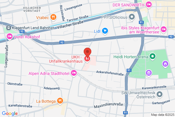 Unfallkrankenhaus Klagenfurt d AUVA Allgemeine Unfallversicherungsanstalt