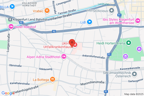 AUVA Allgemeine Unfallversicherungsanstalt Aussenstelle Klagenfurt