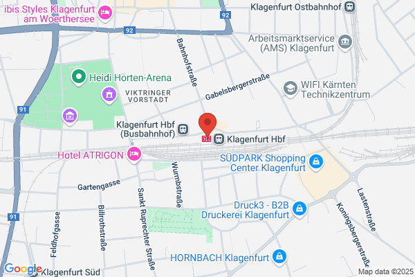 OBB-Reisebuero am Bahnhof