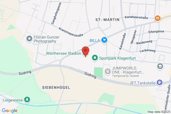 Woertherseestadion - Stadion der Stadt Klagenfurt