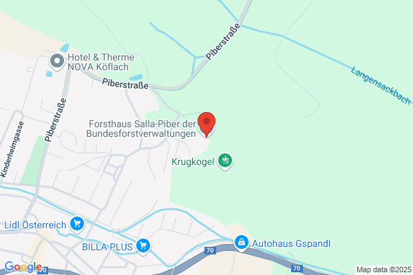 Forsthaus Salla-Piber der Bundesforstverwaltungen