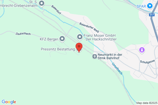 Pressnitz Bestattung