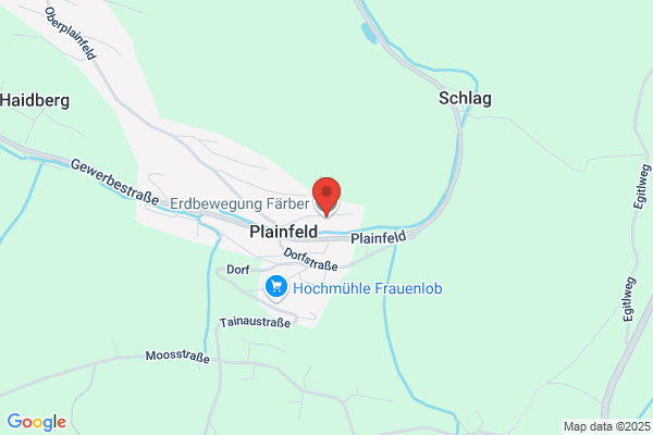 Erdbewegung Färber