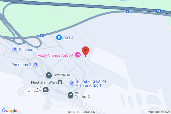 Parken am Flughafen Wien