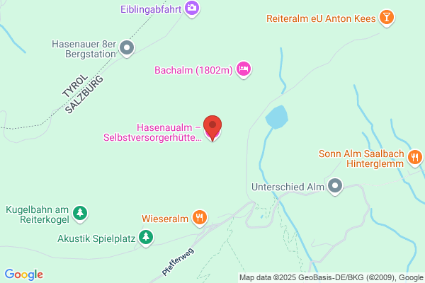 Hasenaualm – Selbstversorgerhütte Saalbach