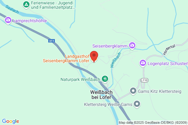 Landgasthof Seisenbergklamm Lofer