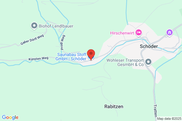 Schreinerei und Saunaerzeugung Stoff