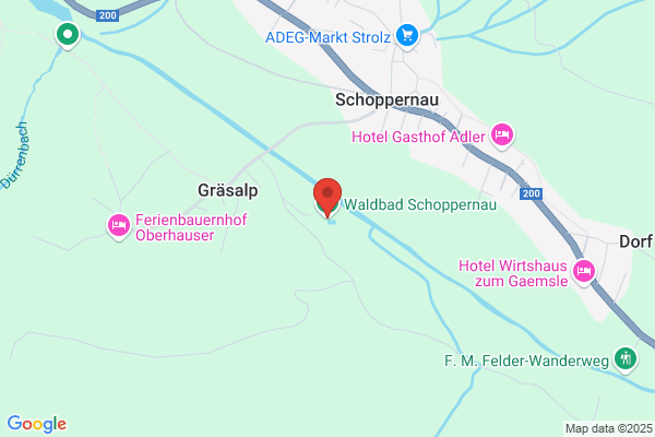 Schwimmbad u Tennisanlage Schoppernau